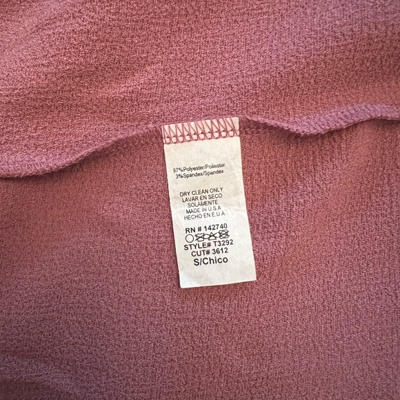 FASHION NOVA Mauve Dusty Rose Belted Duster Jacket - Picture 3 of 3